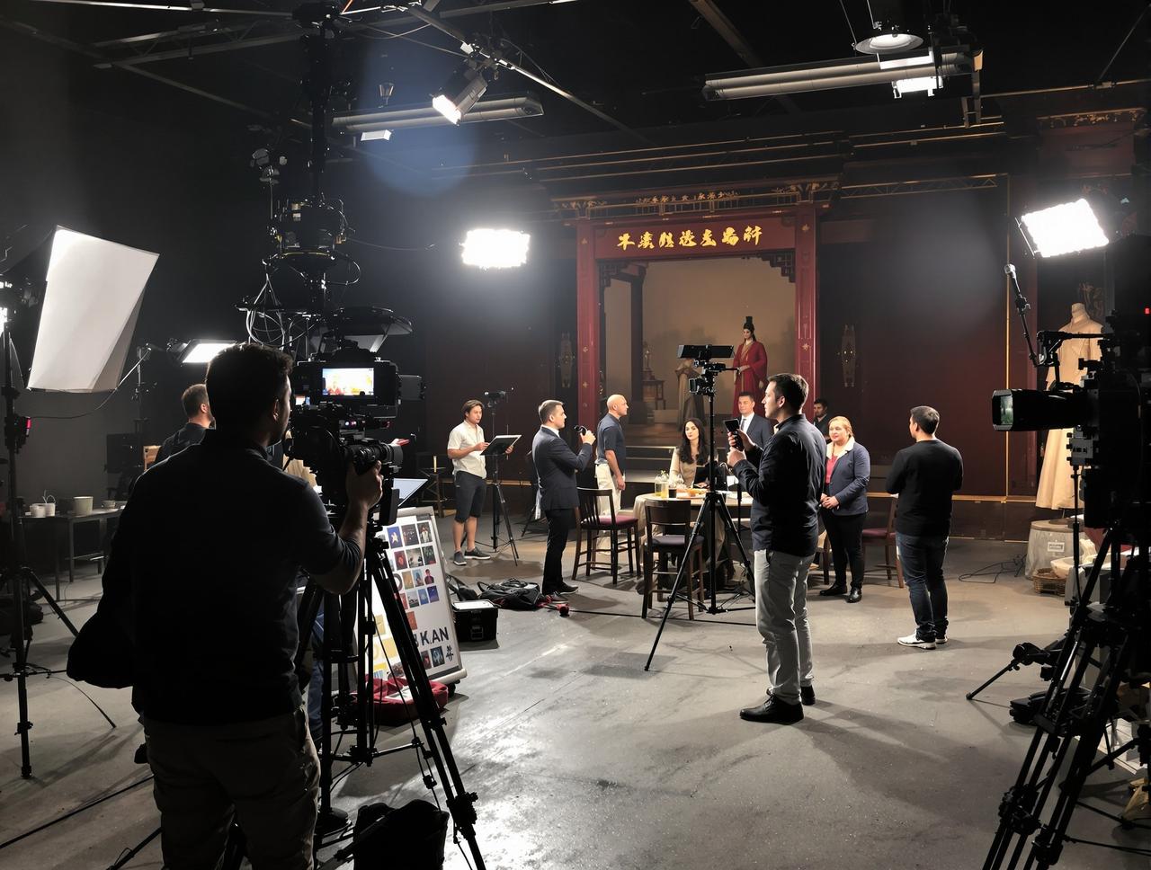 草莓视频制作现场